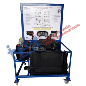 Working Condition of CRDI Diesel Engine Fault Simulation Board