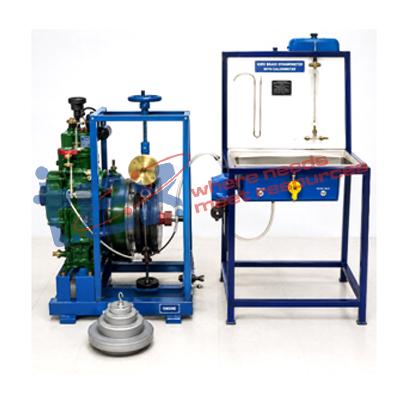 Single Cylinder Four Stroke Diesel Engine Test Rig with Rope Brake Dynamometer