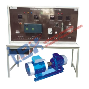Motor Generator Set 7 HP (DC to AC.) with Control Panel