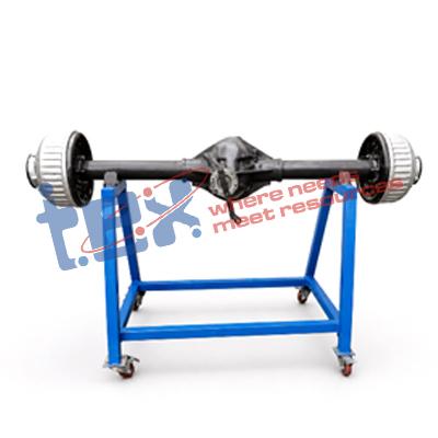 Rear axle with stand for Dismantling and assembly
