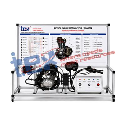 Petrol Engine Motor Cycle/Scooter along with special tools and accessories