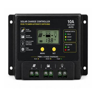 Solar Charge Controller with Dusk-to-Dawn Automatic Switching