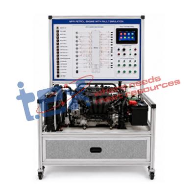 Working Condition of Petrol MPFI Engine Assembly