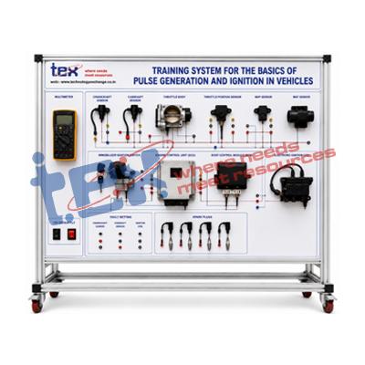Training System for the basics of Pulse generation and ignition in vehicles